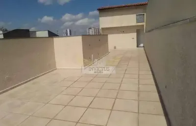 Cobertura nova sem condomínio com 3 quartos para comprar, 150m² - paraíso, santo andré/sp.