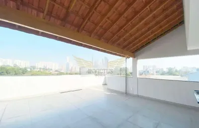 Cobertura sem condomínio nova com 3 quartos para comprar, 125m² - jardim pilar, santo andré/sp.