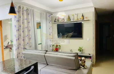 Apartamento sem condomínio mobiliado com 2 quartos para alugar, 70m² - vila valparaíso, santo andré/sp.