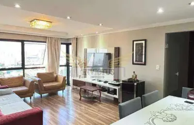 Apartamento com 3 quartos no edifício samambaia para comprar, 107m² - vila assunção, santo andré/sp.