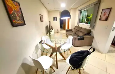 Apartamento sem condomínio com 2 quartos, porteira fechada para comprar, 60m² - vila alzira, santo andré/sp.