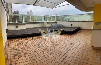 Cobertura com 3 suítes no condomínio dalga para alugar, 192m² - bairro jardim, santo andré/sp.