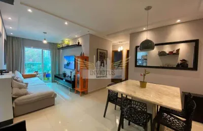 Apartamento com elevador e mobiliado com 3 quartos para comprar, 84m² - anchieta, são bernardo do campo/sp.