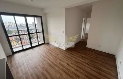 Apartamento com 2 quartos no edifício kyros para alugar, 60m² - vila assunção, santo andré/sp.
