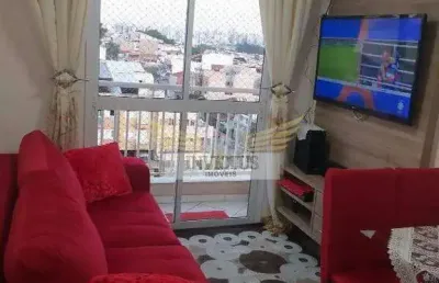 Apartamento com 2 quartos no condomínio plaza de cibeles para comprar, 50m² - vila metalúrgica, santo andré/sp.