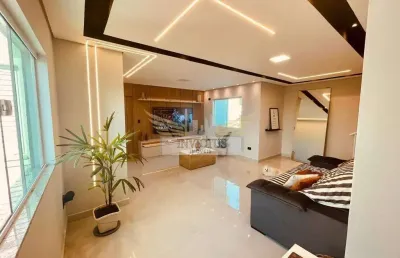 Cobertura sem condomínio porteira fechada com 4 quartos para comprar, 177m² - vila metalúrgica, santo andré/sp.