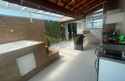 Cobertura sem condomínio com 3 quartos para comprar, 110m² - jardim do estádio, santo andré/sp.
