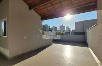 Cobertura com 2 quartos para comprar, 114m² - vila valparaíso, santo andré/sp.