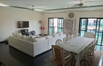 Apartamento com 3 quartos para alugar no pitangueiras, guarujá , 195 m2 por r$ 7.000