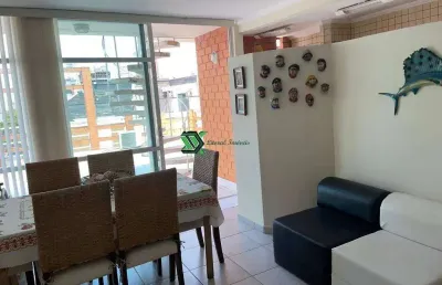 Cobertura com 3 quartos à venda na enseada, guarujá , 256 m2 por r$ 900.000