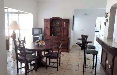Cobertura com 4 quartos à venda no jardim três marias, guarujá , 193 m2 por r$ 800.000