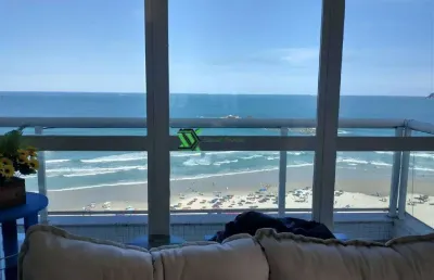 Apartamento com 3 quartos para alugar no pitangueiras, guarujá , 168 m2 por r$ 7.000