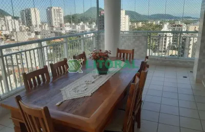 Apartamento com 3 quartos para alugar no Jardim Astúrias, Guarujá 