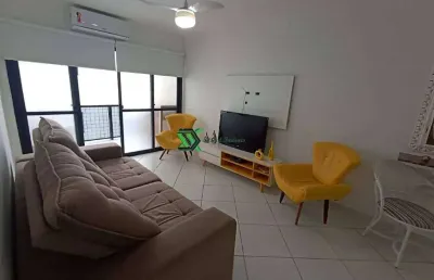 Apartamento com 4 quartos para alugar na vila júlia, guarujá , 120 m2 por r$ 4.400