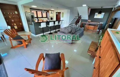 Casa com vista mar - em condomínio fechado a 200 metros da praia