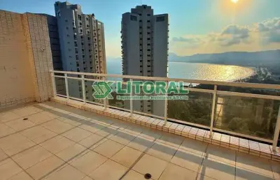 Cobertura com 5 quartos para alugar na Barra Funda, Guarujá 