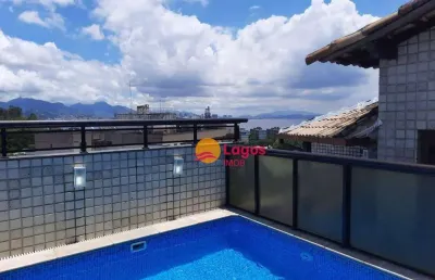 Cobertura com 3 dormitórios à venda, 203 m² por r$ 1.150.000,00 - são domingos - niterói/rj
