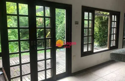 Casa com terreno de 2.175 m2, 4 dormitórios à venda, 130 m² por r$ 1.200.000 - maceió - niterói/rj