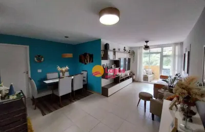 Apartamento com 3 dormitórios à venda, 140 m² por r$ 820.000,00 - itaipu - niterói/rj