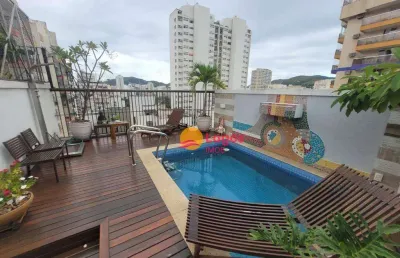 Cobertura com 5 dormitórios à venda, 314 m² por r$ 3.300.000,00 - icaraí - niterói/rj
