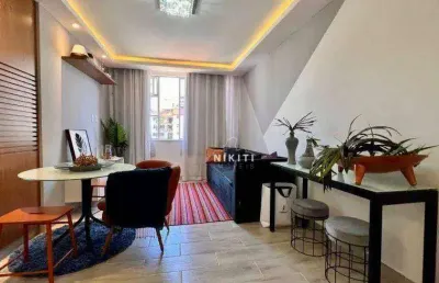 Apartamento reformado 2 suítes com 2 dormitórios à venda, 80 m² por r$ 660.000 - icaraí - niterói/rj