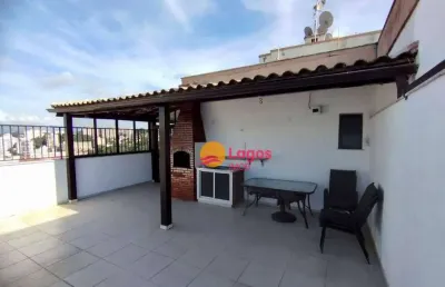 Cobertura à venda, 159 m² por r$ 830.000,00 - santa rosa - niterói/rj