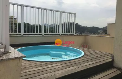 Cobertura com 2 dormitórios à venda, 141 m² por r$ 620.000,00 - santa rosa - niterói/rj