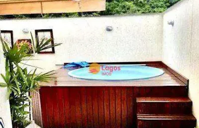 Cobertura à venda, 130 m² por r$ 720.000,00 - maria paula - niterói/rj