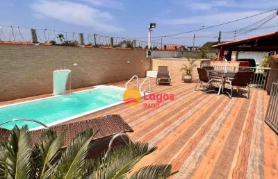 Casa com 3 dormitórios à venda, 245 m² por r$ 590.000,00 - chácaras de inoã (inoã) - maricá/rj
