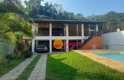 Casa com 4 dormitórios à venda, 227 m² por r$ 780.000,00 - mata paca - niterói/rj
