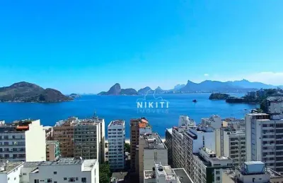 Cobertura com 3 dormitórios, vista panorâmica para o mar, 233 m² por r$ 2.300.000 - icaraí - niterói/rj