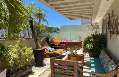 Cobertura à venda, 210 m² por r$ 1.790.000,00 - santa rosa - niterói/rj