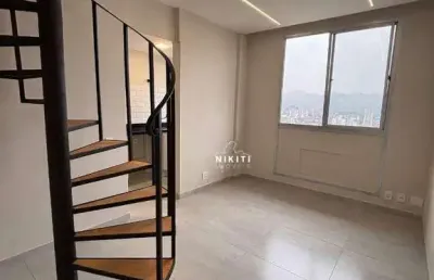 Cobertura com 3 dormitórios à venda, 91 m² por r$ 430.000,00 - fonseca - niterói/rj