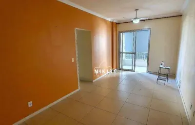 Apartamento com 2 varandas e  2 dormitórios à venda, 79 m² por r$ 490.000 - santa rosa - niterói/rj