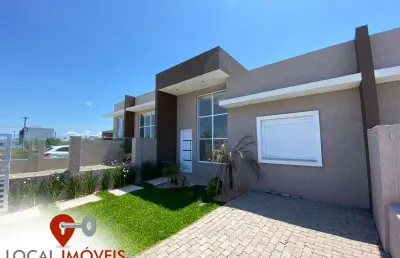 Casa geminada de 02 dormitórios sendo 01 suite em imbé