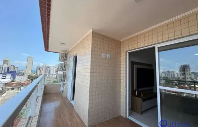 Apartamento com 2 dormitórios à venda, 73 m² por r$ 620.000 - aviação - praia grande/sp