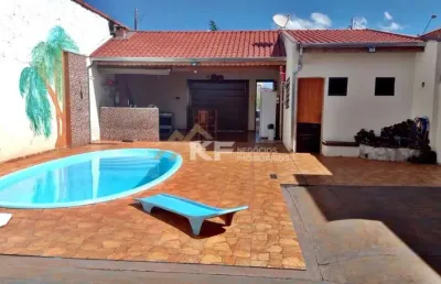 Casa- área de lazer - jd. santa clara - serrana/sp.