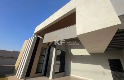 Casa nova á venda em condomínio quinta da mata  com 3 suítes e piscina