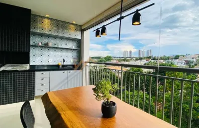 Apartamento com sacada gourmet- jardim saint gerard, zona sul- ribeirão preto