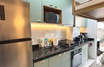 Apartamento com sacada, mobiliado, no jardim anhanguera, ribeirão preto- sp