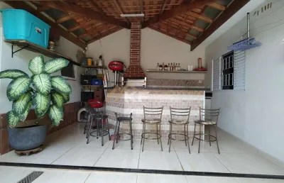 Casa à venda com 2 quartos sendo 2 suítes, 3 banheiros no manoel penna r$ 450.000,00