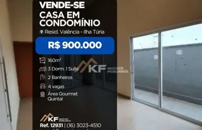 Casa em condomínio á venda -cond. valência - ribeirão preto/sp