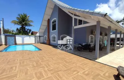 Casa com 5 dormitórios à venda, 430 m² por r$ 1.600.000,00 - balneário flórida - praia grande/sp