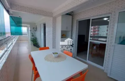 Apartamento com 3 dormitórios à venda, 101 m² por r$ 780.000,00 - vila guilhermina - praia grande/sp