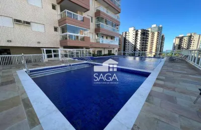 Apartamento com 3 dormitórios à venda, 122 m² por r$ 890.000,00 - vila guilhermina - praia grande/sp