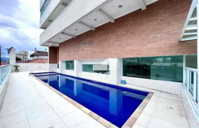 Apartamento com 2 dormitórios à venda, 73 m² por r$ 450.000,00 - vila guilhermina - praia grande/sp