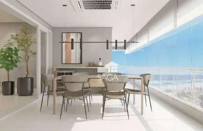 Apartamento com 3 dormitórios à venda, 145 m² por r$ 2.046.979,78 - canto do forte - praia grande/sp
