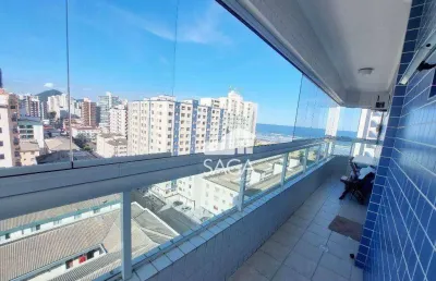 Apartamento com 2 dormitórios à venda, 86 m² por r$ 620.000,00 - vila guilhermina - praia grande/sp