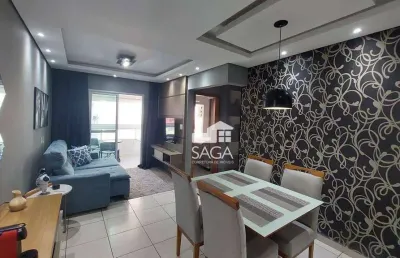 Apartamento com 2 dormitórios à venda, 78 m² por r$ 490.000,00 - vila guilhermina - praia grande/sp
