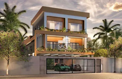 Casa com 2 dormitórios à venda, 57 m² por r$ 400.000,00 - vila guilhermina - praia grande/sp